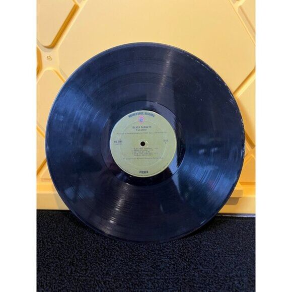 Black Sabbath Paranoid Vinyl Record Warner Bros. Records WS 1887 33 1/3 RPM 12" - Picture 1 of 3